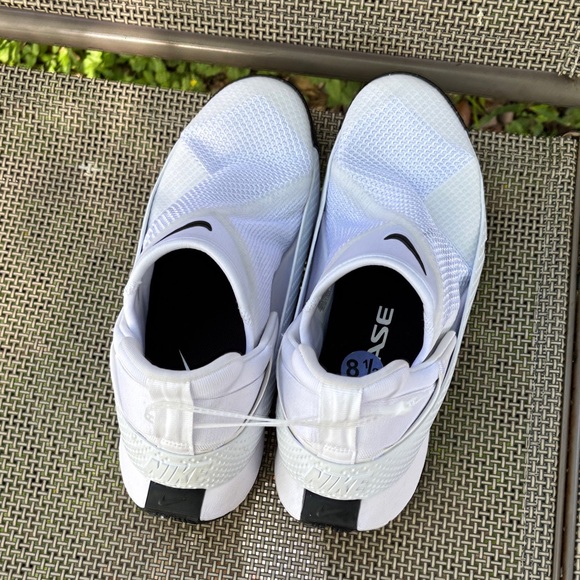 Nike go Flyease White and Black Slip-On Athletic Shoes - Picture 15 of 16